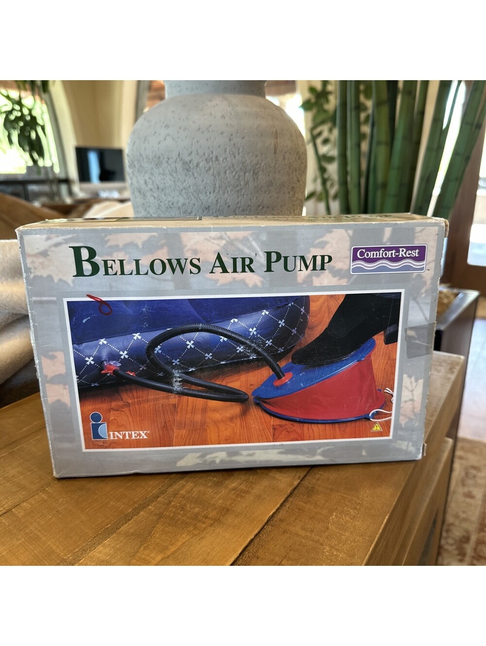 VTG 1998 Comfort Rest Bellows Air Pump Foot Powered Inflates & Deflates
